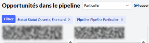 Pipeline particuliers
